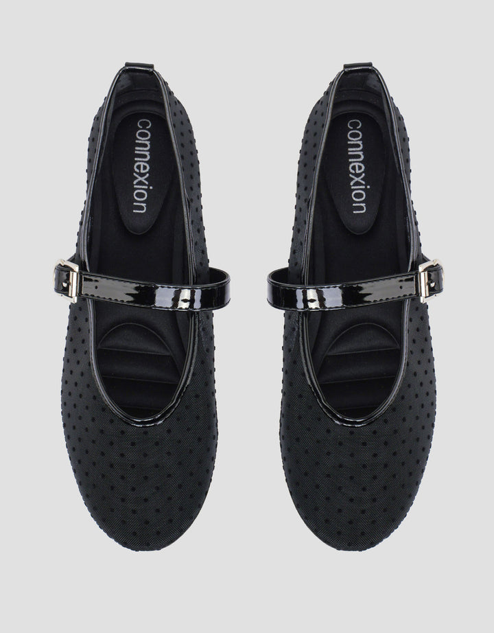 Connexion Mary Jane Sepatu Flat Rnh56 Wanita