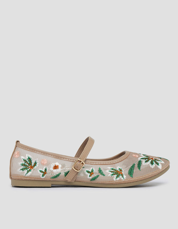 Connexion Mary Jane Sepatu Flat Wmh15 Wanita