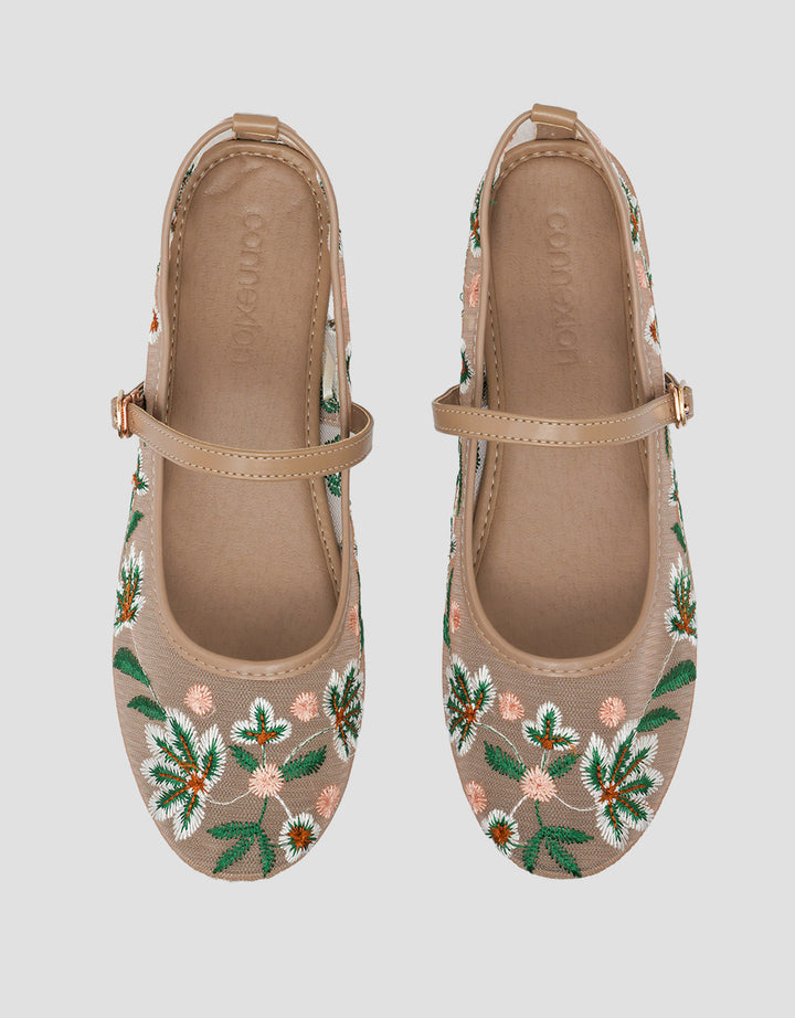 Connexion Mary Jane Sepatu Flat Wmh15 Wanita