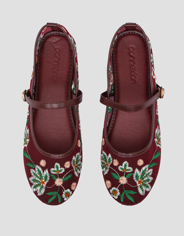 Connexion Mary Jane Sepatu Flat Wmh15 Wanita