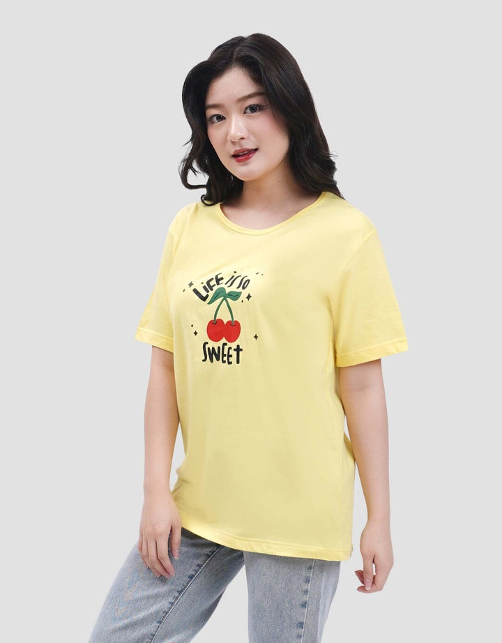 MxM Nevada Oversized Life Is So Sweet Kaos Wanita