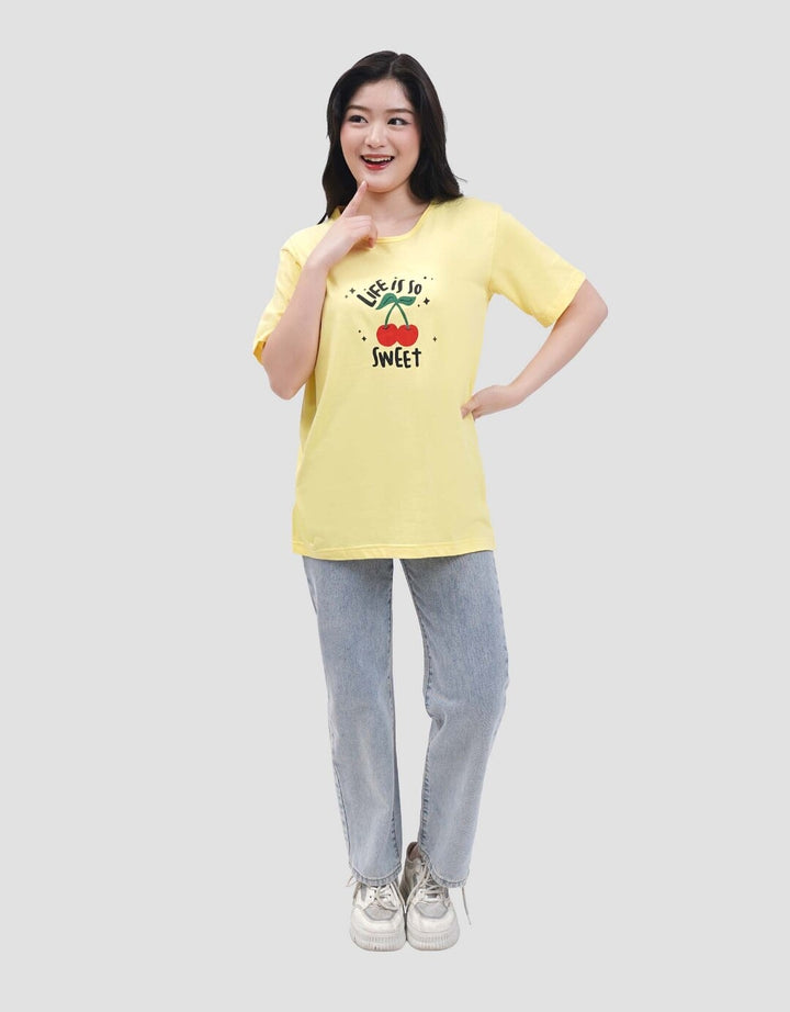MxM Nevada Oversized Life Is So Sweet Kaos Wanita