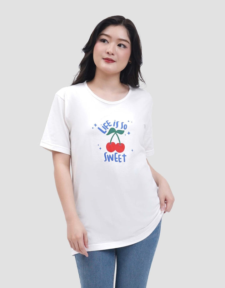 MxM Nevada Oversized Life Is So Sweet Kaos Wanita
