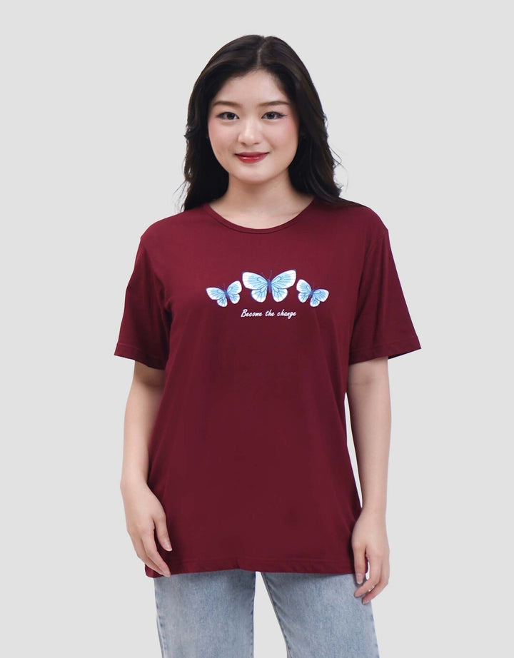 MxM Nevada Butterfly Kaos Oversize Wanita