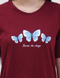 MxM Nevada Butterfly Kaos Oversize Wanita