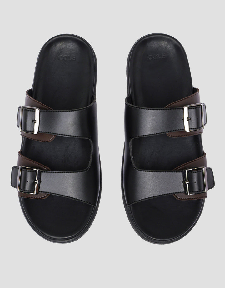 COLE ALEX TWO BUCKLE SANDAL SLIPPER PRIA