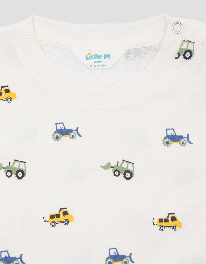 Little M Fullprint Truck Kaos Anak Bayi