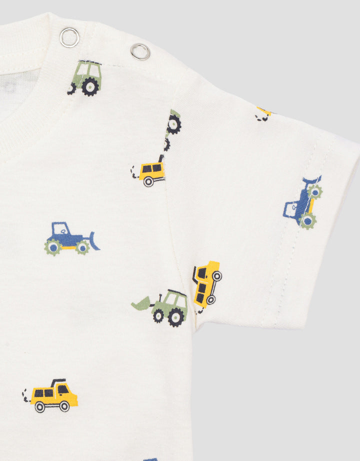 Little M Fullprint Truck Kaos Anak Bayi