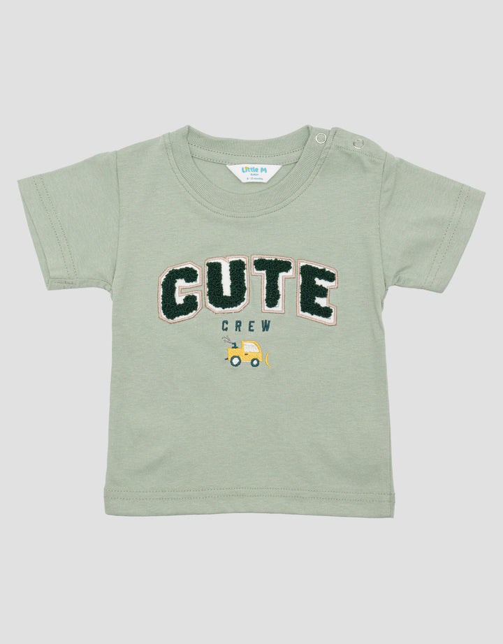 Little M App Chenille Cute Kaos Anak Bayi