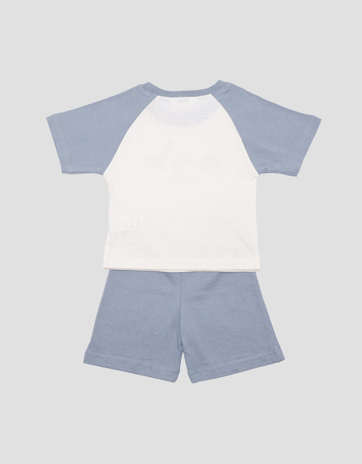 Little M Raglan Dino Pakaian Set Anak Bayi