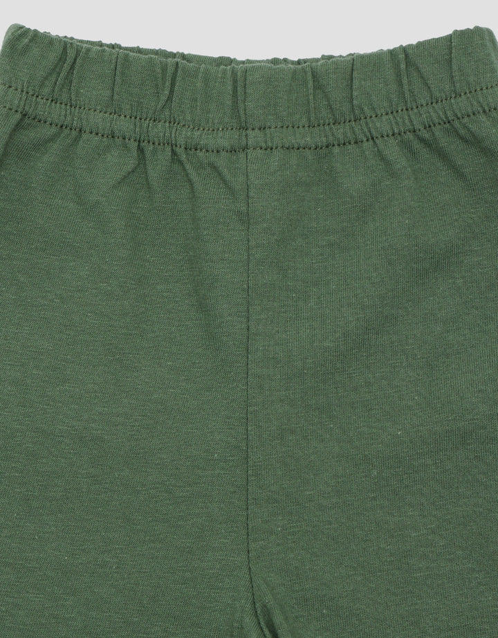 Little M Print Dino Pakaian Set Anak Bayi