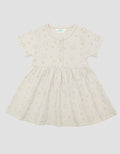 Little M Jersey Fullprint Bear Midi Dress Anak Bayi Perempuan