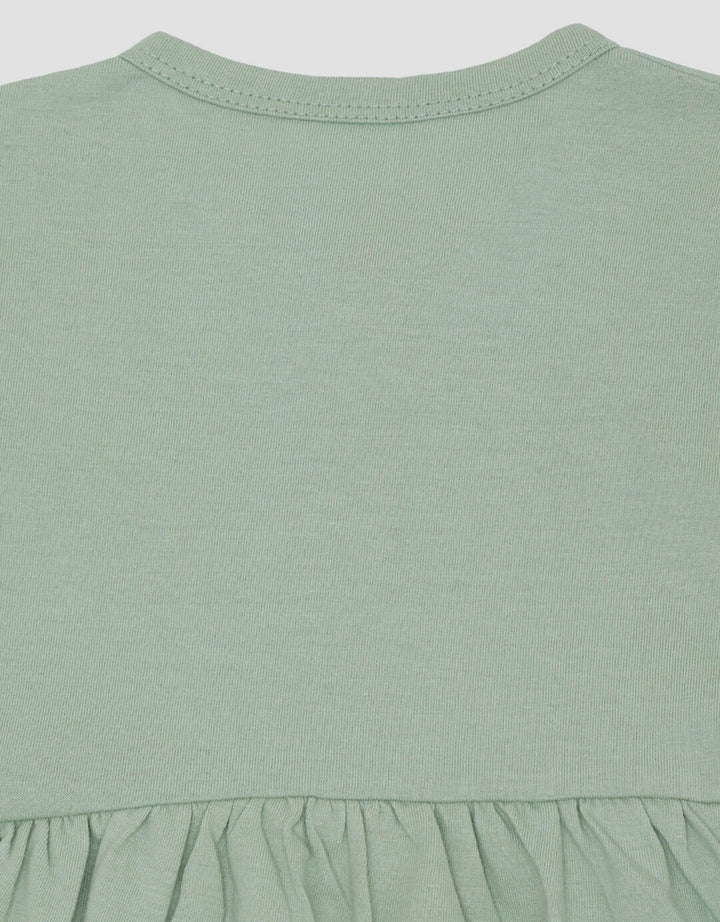 Little M Jersey Print Bear Dress Bayi