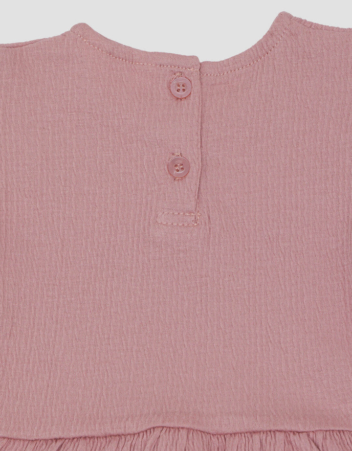 Little M Textured Cringkle Inside Stripe Setelan Anak Bayi