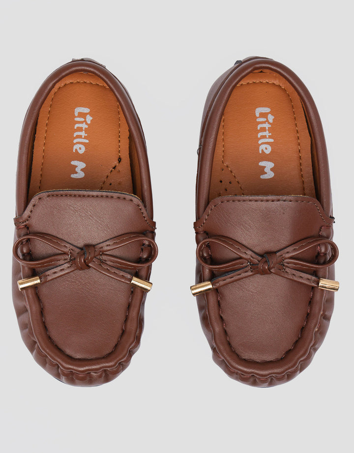 Little M Sepatu Moccasin Amocbow Anak Laki-laki