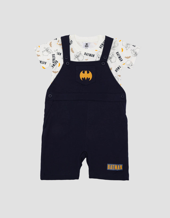 Character Batman Overall Set Bayi