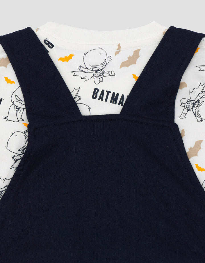 Character Batman Overall Set Bayi