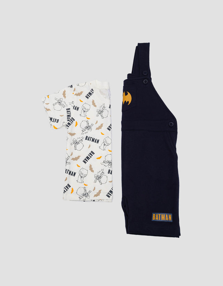 Character Batman Overall Set Bayi