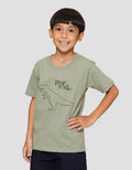 Little M Dino Mite Kaos Anak Laki-laki