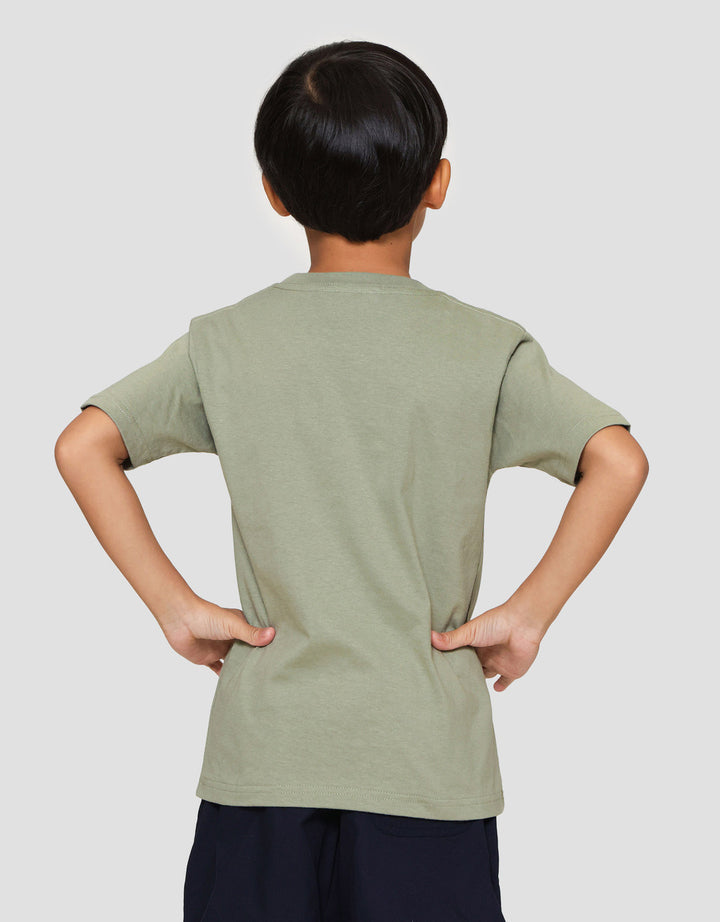 Little M Dino Mite Kaos Anak Laki-laki