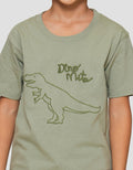 Little M Dino Mite Kaos Anak Laki-laki