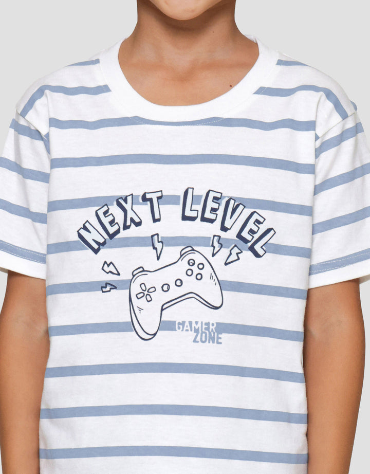 Little M Salur Game Zone Kaos Anak Laki-laki