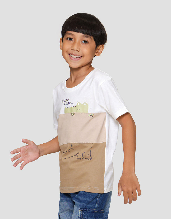 Little M Cut Sewn Croco Kaos Anak Laki-laki