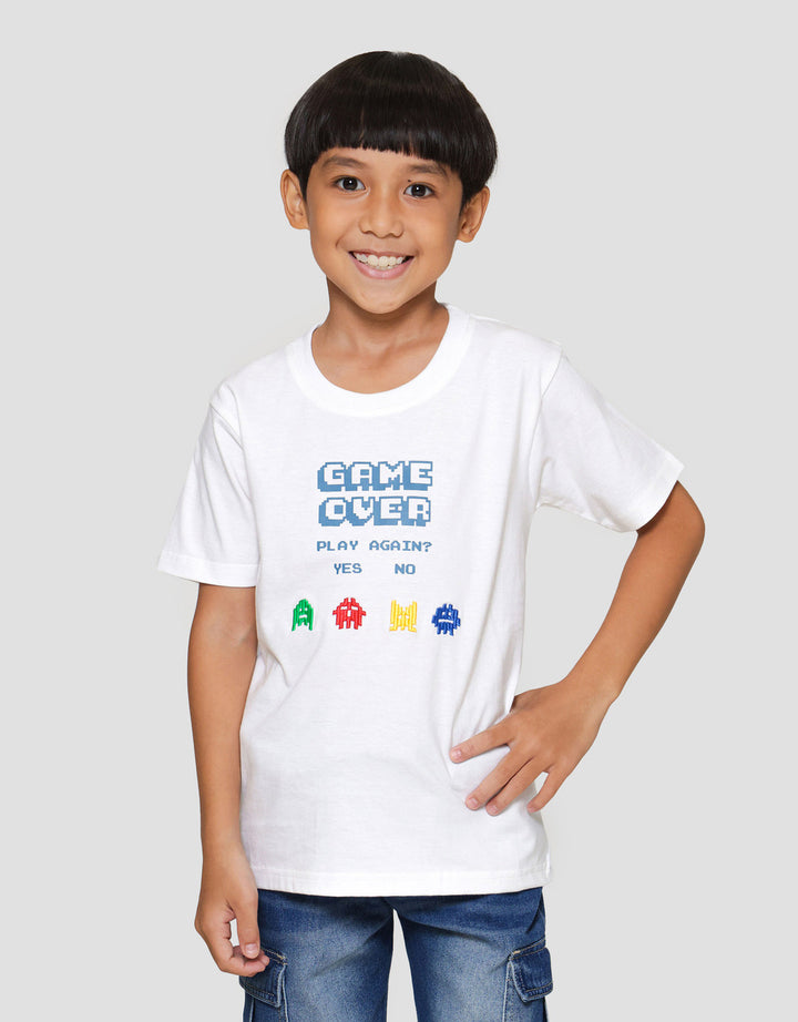 Little M Game Over Bordir Kaos Anak Laki-laki