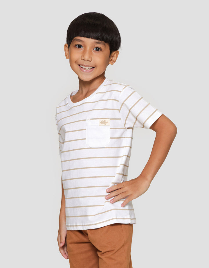 Little M Salur Kantong Patch Kaos Anak Laki-laki