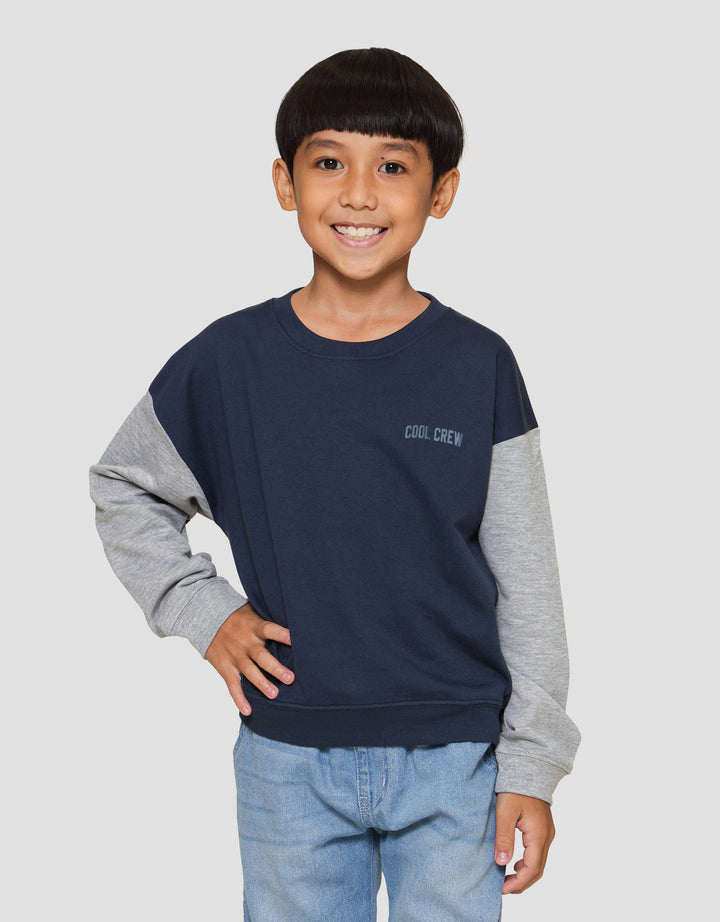 Little M Ov Cool Crew Sweater Anak Laki-laki