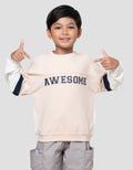 Little M Cut Sewn Awesome Sweater Anak Laki-laki