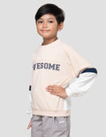 Little M Cut Sewn Awesome Sweater Anak Laki-laki