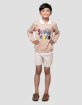 Little M Aplikasi Little Hero Sweater Anak Laki-laki