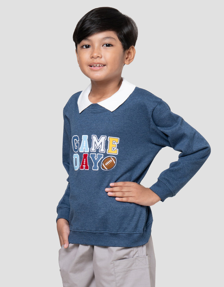 Little M Game Day Sweater Anak Laki-laki