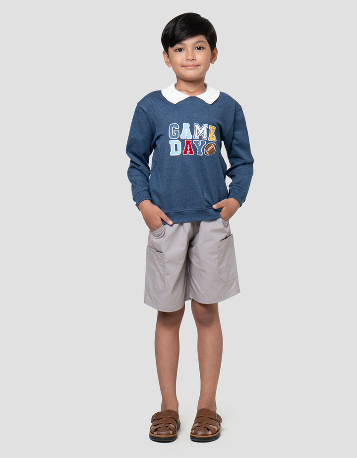 Little M Game Day Sweater Anak Laki-laki