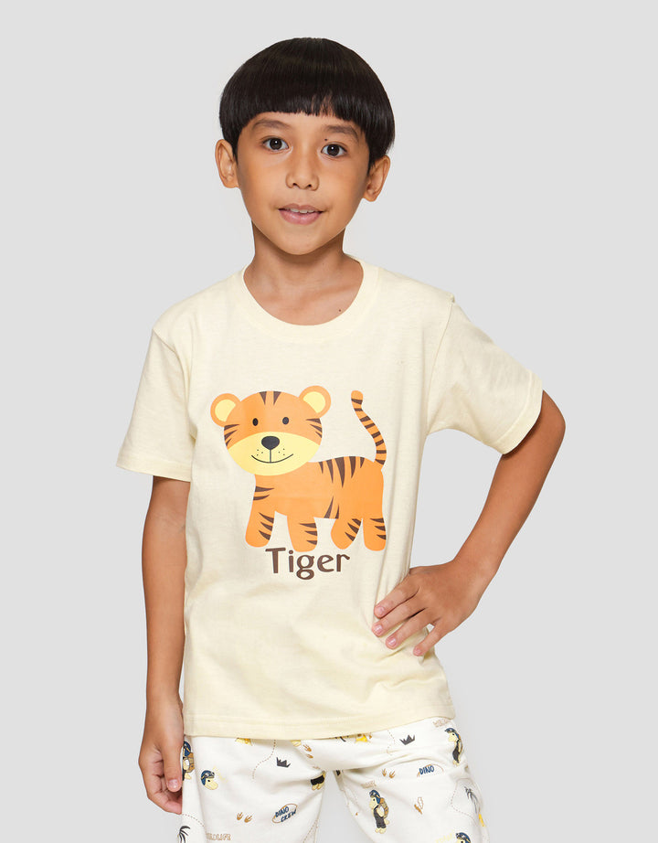 Little M Tiger Kaos Anak Laki-laki