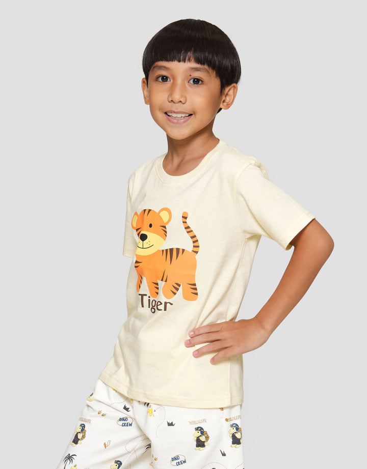 Little M Tiger Kaos Anak Laki-laki