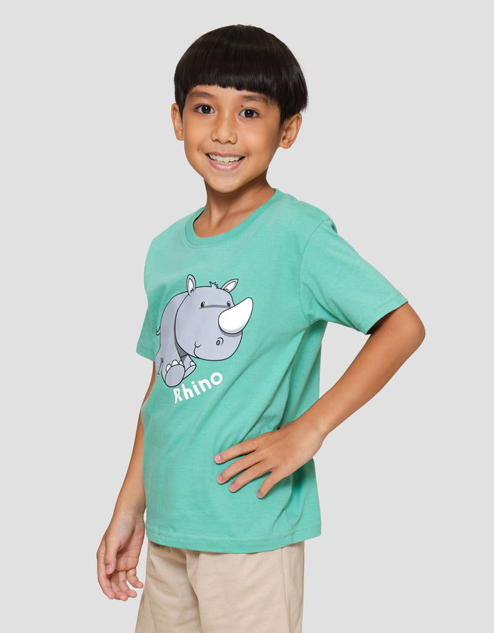 Little M Rhino Kaos Anak Laki-laki