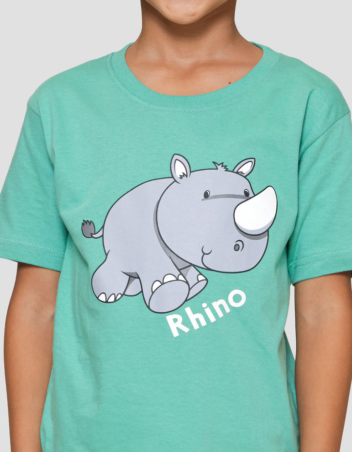 Little M Rhino Kaos Anak Laki-laki