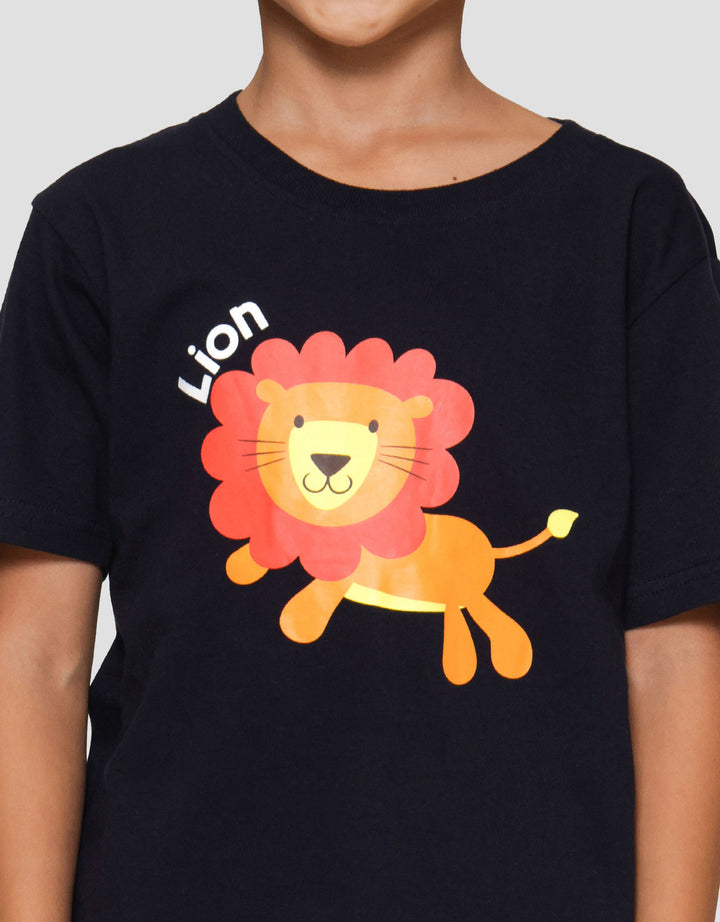 Little M Lion Kaos Anak Laki-laki