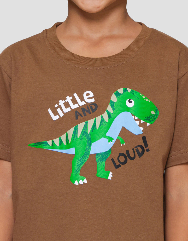 Little M Little And Loud T Rex Kaos Anak Laki-laki