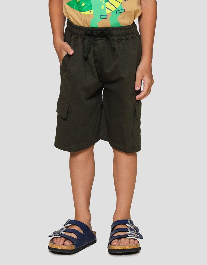 Little M Terry Ktg Tutup Celana Pendek Anak Laki-laki