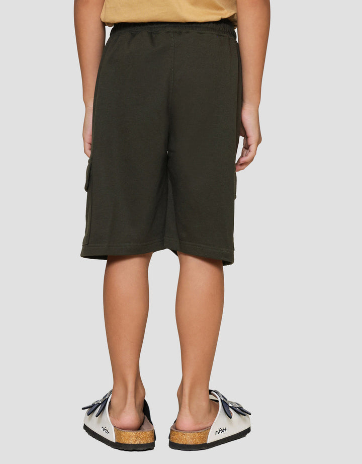 Little M Terry Ktg Tutup Celana Pendek Anak Laki-laki