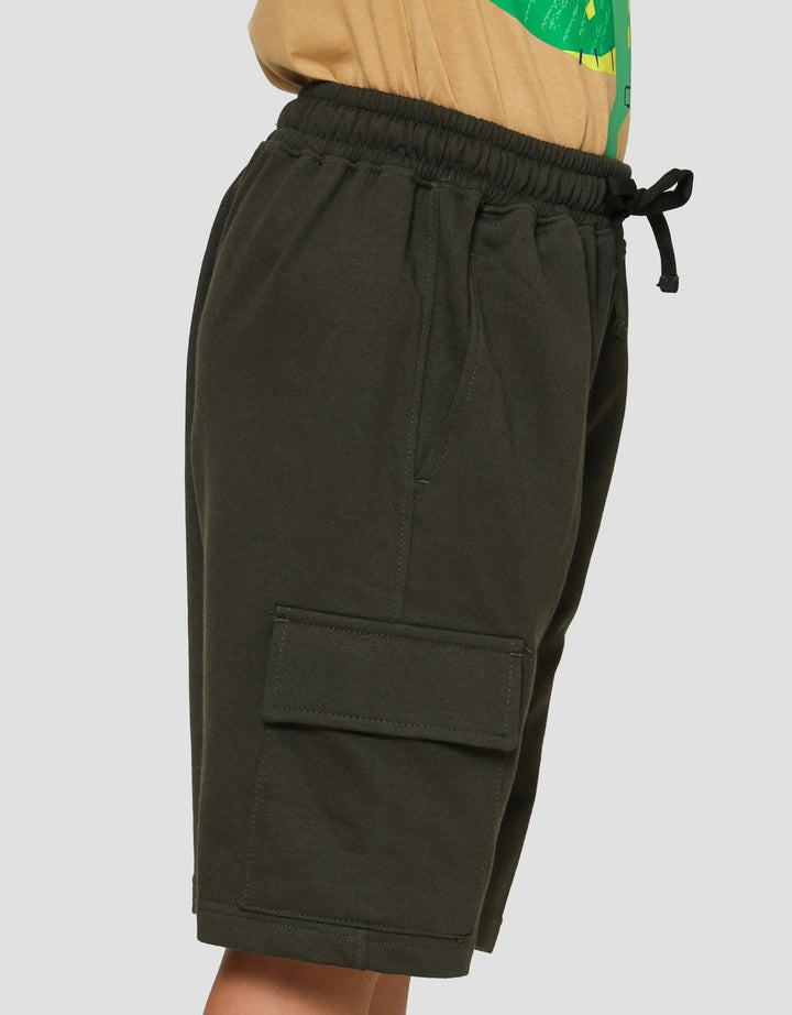 Little M Terry Ktg Tutup Celana Pendek Anak Laki-laki