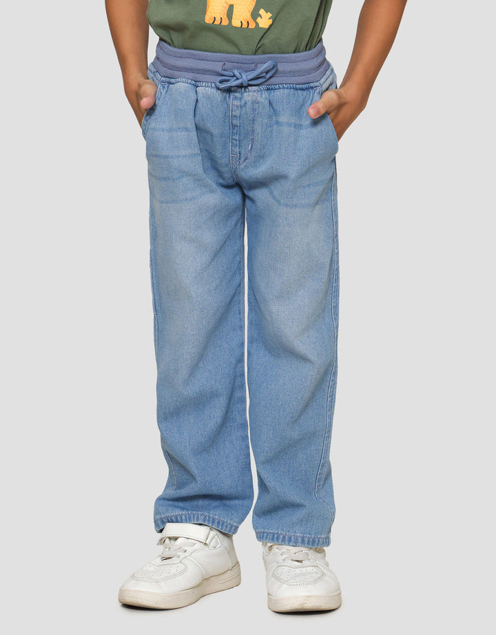 Little M Reg Whisper Rib Celana Denim Anak Laki-laki