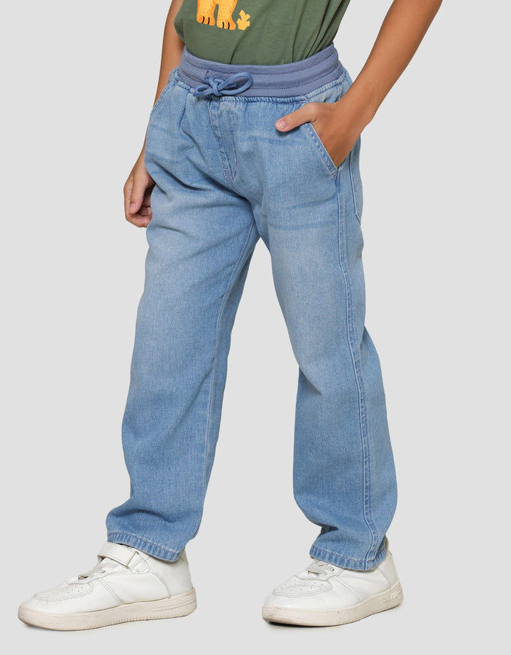 Little M Reg Whisper Rib Celana Denim Anak Laki-laki