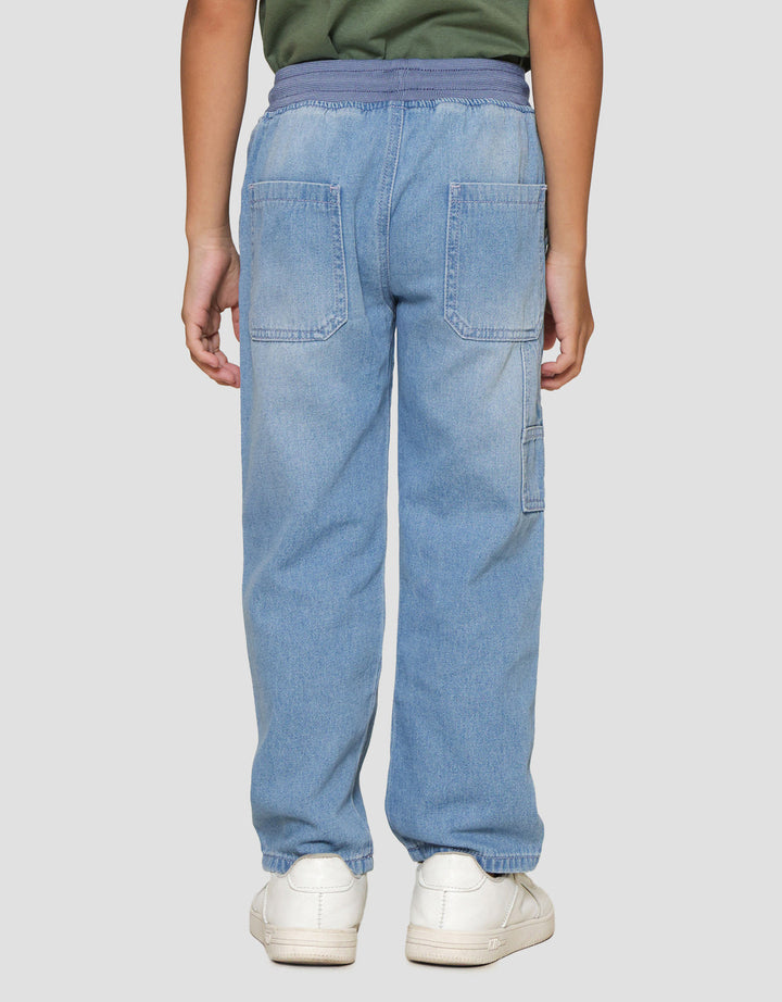 Little M Reg Whisper Rib Celana Denim Anak Laki-laki