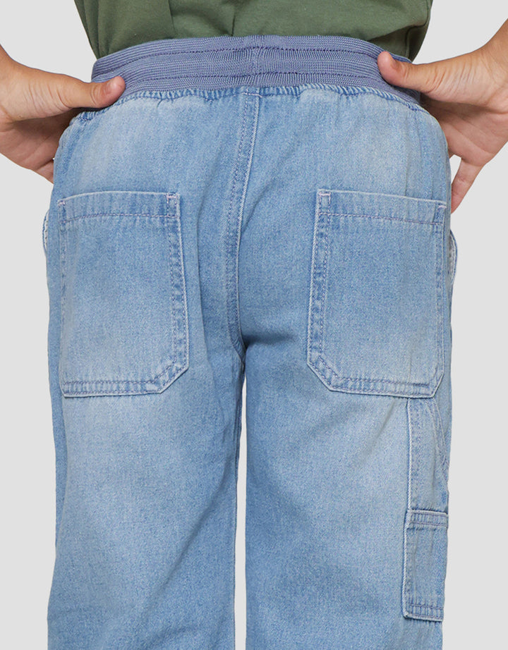 Little M Reg Whisper Rib Celana Denim Anak Laki-laki