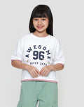 Nevada Boxy 96 Super Cute Printed Kaos Anak Perempuan