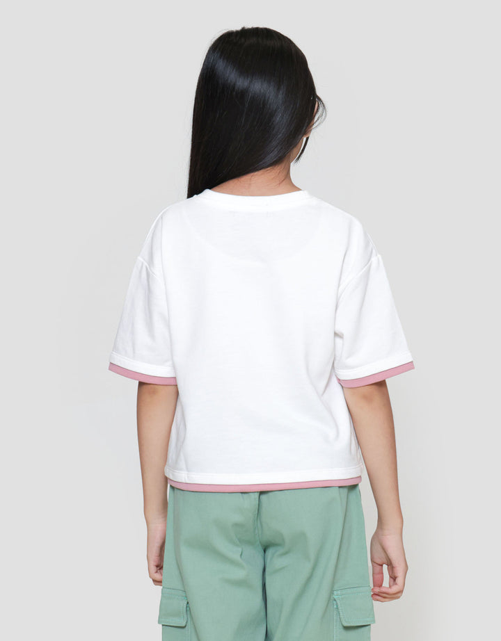 Nevada Boxy 96 Super Cute Printed Kaos Anak Perempuan